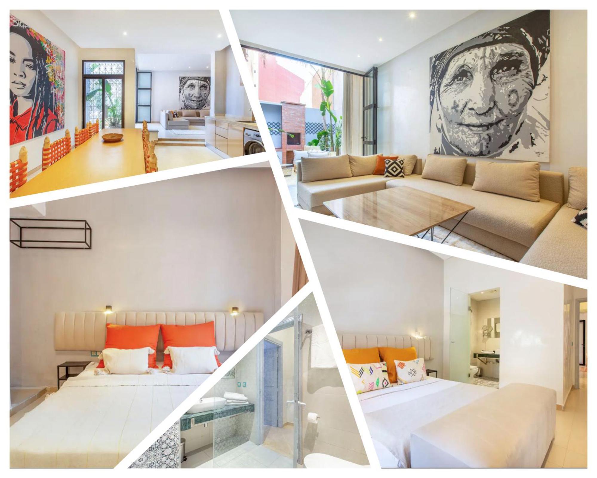 For Group In Gueliz Apartment *